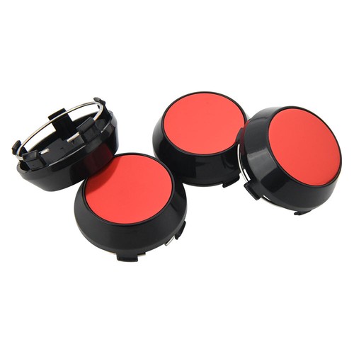 56mm Caps Black Wheel Centre Cap Hubcaps For Rim Cover - 4 Pieces - Picture 7 of 11
