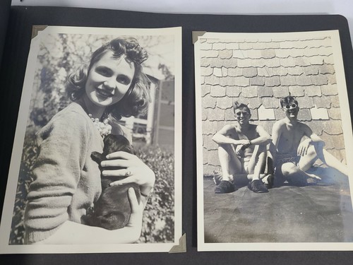 Lot Of 50+Vintage Photos 1930s And 1940s University Life Military Day Family  - Picture 8 of 12