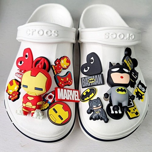 Marvel Heroes 3d Croc Shoes Accessories Shoes Decoration Charm 5 types - Picture 27 of 53
