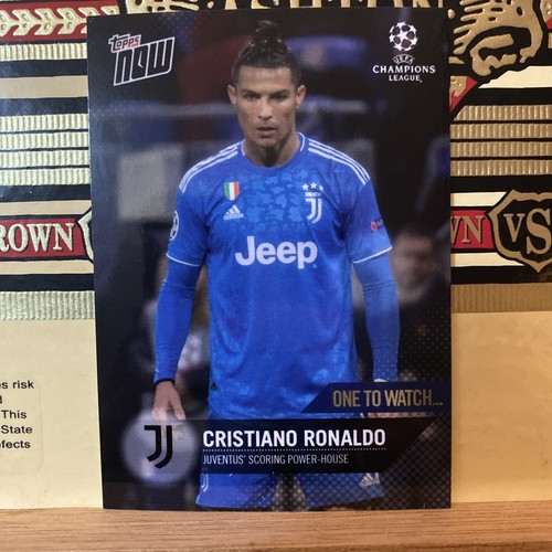 2019-20 Topps Now UEFA Champions League - One to Watch... #050 Cristiano Ronaldo - Picture 1 of 4