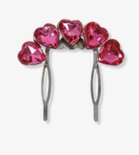 Damen L’Oreal Herz Haar Edelstein Haarspange Brandneu - Bild 3 von 3