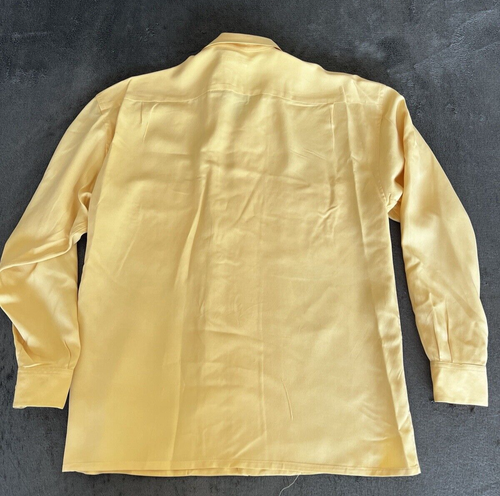 Ann Taylor Shirt Women's Size PM Butter Yellow 100% Silk Money Casual Business - Picture 14 of 14