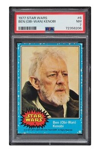 1977 ⭐ Topps Star Wars #6 Ben (Obi-Wan) Kenobi PSA-7