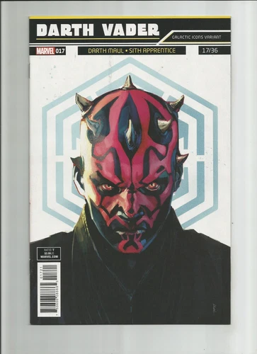 STAR WARS DARTH VADER 17  GALACTIC ICON VARIANT COVER DARTH MAUL  (MARVEL 2018)
