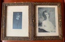 Paire d'encadrement cadre XIXe