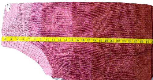BNWT Stunning Plus Size 3X Pink Brick Ombre Sonoma Goods For Life® Sweater Tank - Picture 9 of 13