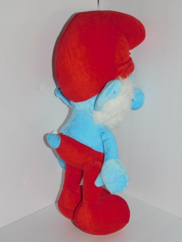 Kellytoy Papa Smurf Plush Red Blue Beard 2013 Stuffed Toy - Picture 9 of 12