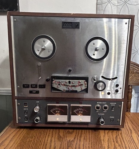 TEAC A-40s reel to reel FOR PARTS Or Repair Works Vintage Japan - Picture 2 of 15