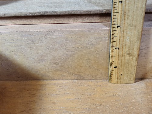 Vintage Humidor Holz Zigarrenkiste Kirschholz 10" x 9" x 4" SCHÖN! - Bild 10 von 11