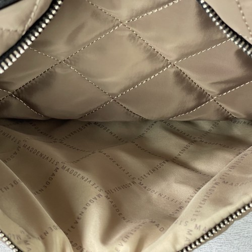 Steve Madden Bamos Quilted Duffel Bag Damen Large Taupe Weekender Tote Bag - Bild 21 von 23