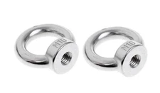 2pcs Heavy Duty Marine Grade Stainless Steel 316 Lifting Eye Nut M10