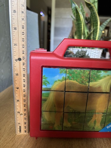 Vintage Ravensburger Cube Puzzle Animals 6 Sided Cat Dog Bunny HorseChickenLamb - Picture 4 of 8