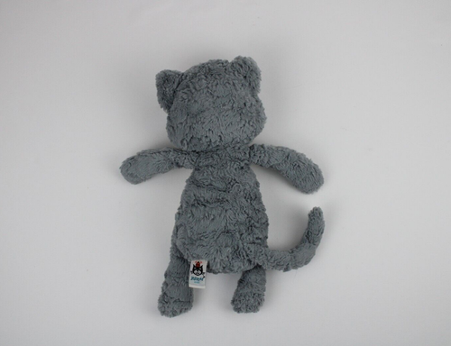 Jellycat Tuffet Kitty Cat Blue Grey Long Tail Floppy Arms Legs Plush Retired - Picture 11 of 12