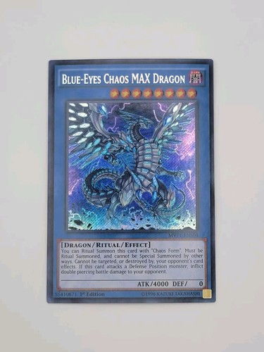 Blue-Eyes Chaos MAX Dragon - MVP1-ENS04 - Secret Rare - 1st Edition NM YuGiOh!   - Picture 1 of 2