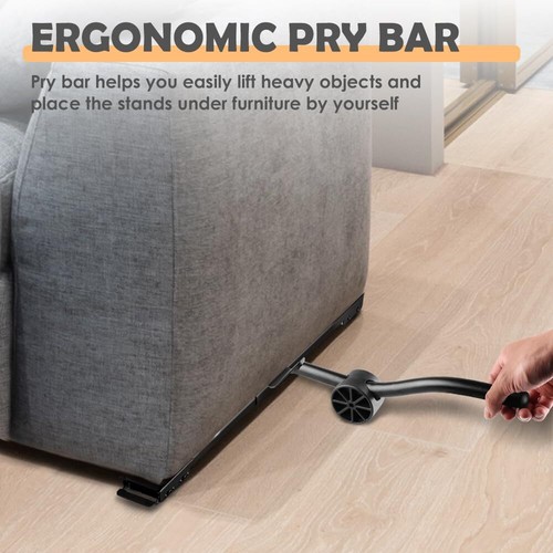 Appliance Rollers Heavy Duty Furniture Dolly Mobile Roller With Pry Bar Washing - Picture 5 of 8