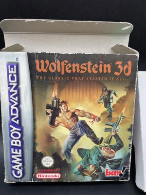 GBA レアソフト　wolfenstein 3d 北米版 Wolfenstein 3D - Game Boy Advance - PAL/UKV - OVP/BOXED/CIB