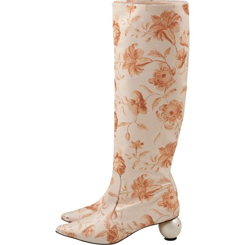 Mother of Pearl Floral Knee-High Boots EU 40 - Picture 2 of 8