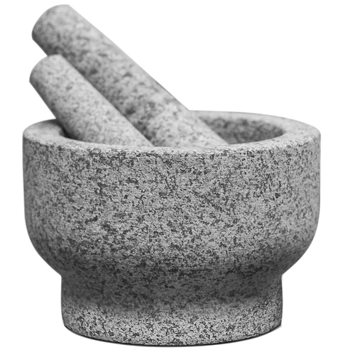 EXTRA Large 8 Inch 5 Cup-Capacity Mortar and Pestle Set - One Huge Mortar and Tw - Picture 11 of 12