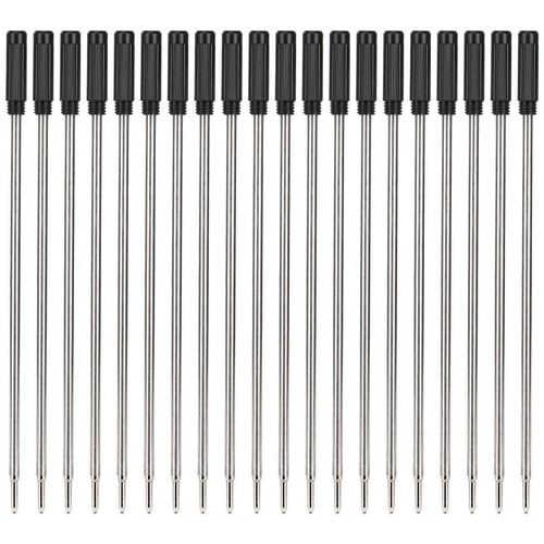 (20 Pack) Ballpoint Pen Refills for Cross Pens Medium Fine Point 1.0mm Black Ink - Picture 11 of 11