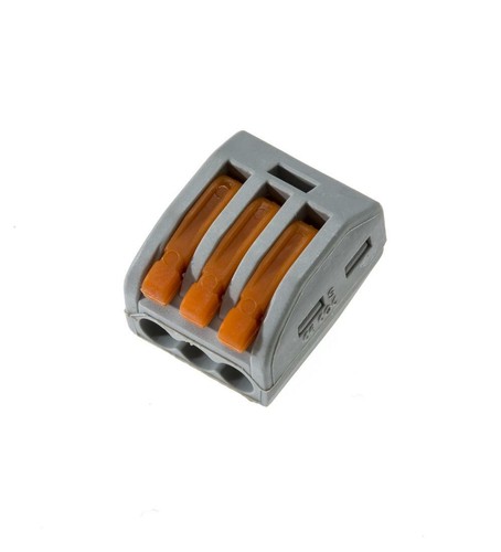 Wago Type Cage Clamp Lever Splice Terminal Blocks 2 3 5 Way Connectors 32 Amp - Picture 3 of 4