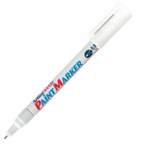 1 x Artline 444XF 144433 Paint Marker Permanent 0.8mm Extra Fine BULLET White - Picture 1 of 1