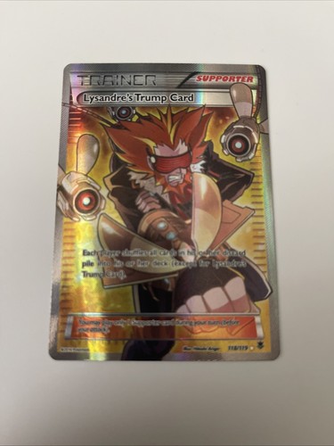 Lysandre's Trump Karte (118 Full Art) 118/119 XY - Phantom Forces Holo