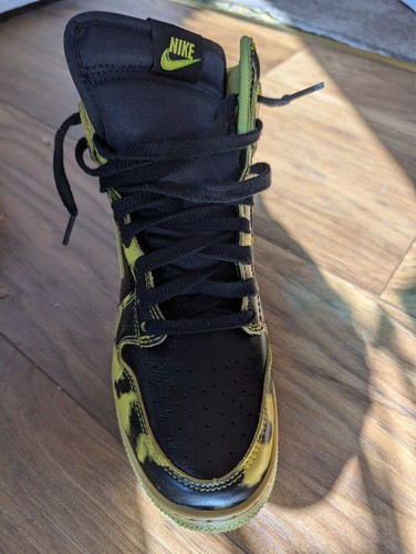 Nike Dunk High 1985 'yellow acid wash' new - sizing runs small - Picture 5 of 5