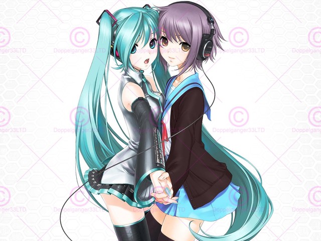 Manga Anime Vocaloid Hatsune Miku Ragazze Cuffie Poster Art Print Lv10067 Acquisti Online Su Ebay