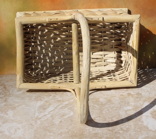 Carrito de utensilios de mimbre ratán para servir cesta de picnic ¡ENVÍO GRATUITO! - Imagen 2 de 7