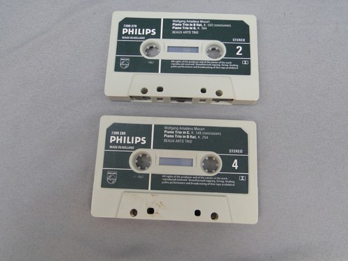 Mozart Die Klaviertrios The Piano Trios Beaux Arts Trio Philips Cassette 1967 - Picture 6 of 6