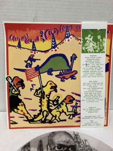 LOOK BACK AND LAUGH State Of Illusion 12" EP SILKSCREENED CLEAR VINYL - Picture 2 of 3