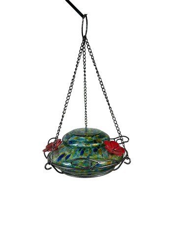 Nature’s Way Top Fill Hummingbird Feeder Hand Blown Non-Illuminated EUC - Picture 2 of 3