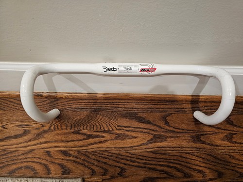 DEDA ELEMENTI ZERO 100 42 CM C-TO-C DROP BAR HANDLEBAR 31.7 MM CLAMP WHITE RHM