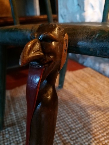 A Fantastic Rare Carved Wood Page Turner - Picture 8 of 9