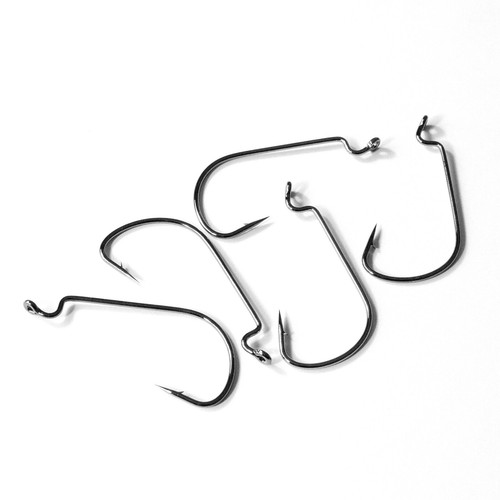 Offset Micro Game Hook Cheb Weedless Texas Carolina Rig Cheburashka Worm Perch - Picture 4 of 11