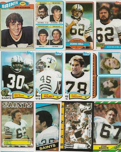 (100) Carta FB diversa New Orleans Saints 1973-2021 Roaf Jackson Kamara - Foto 2 di 6