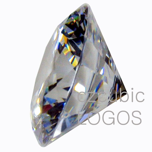 ESMERALDA-RADIANTE CZ-CÚBICO ZIRCONIA SÚPER CALIDAD PIEDRAS SUELTAS TRANSPARENTES ENVÍO EE. EE. UU. 9 - Imagen 5 de 8
