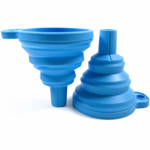 Collapsible Silicone Funnel Foldable Silicon Kitchen Hopper Practical Mini Tool - Picture 10 of 13