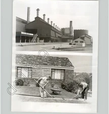 LABOR STRIKE US Steel Corp. Bill Hilla & Father @ Home, Vintage 1959 Press Photo
