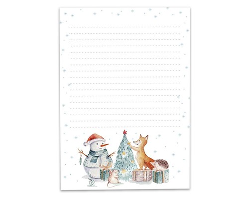 Briefpapier-Set Weihnachten Kinder Notizblock A5 Briefumschläge Pinguin - Bild 60 von 108