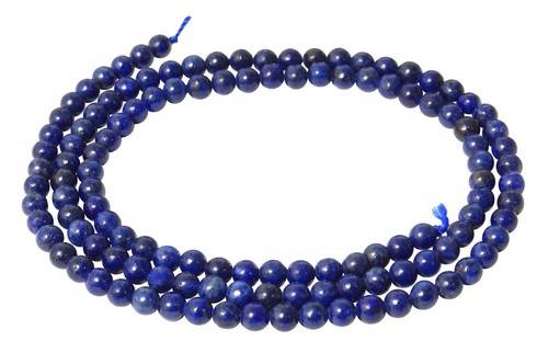 π Lapislazuli (naturfarben!) Kugeln 2, 3, 4, 6 & 8 mm Edelsteinperlen Strang π - Picture 3 of 6