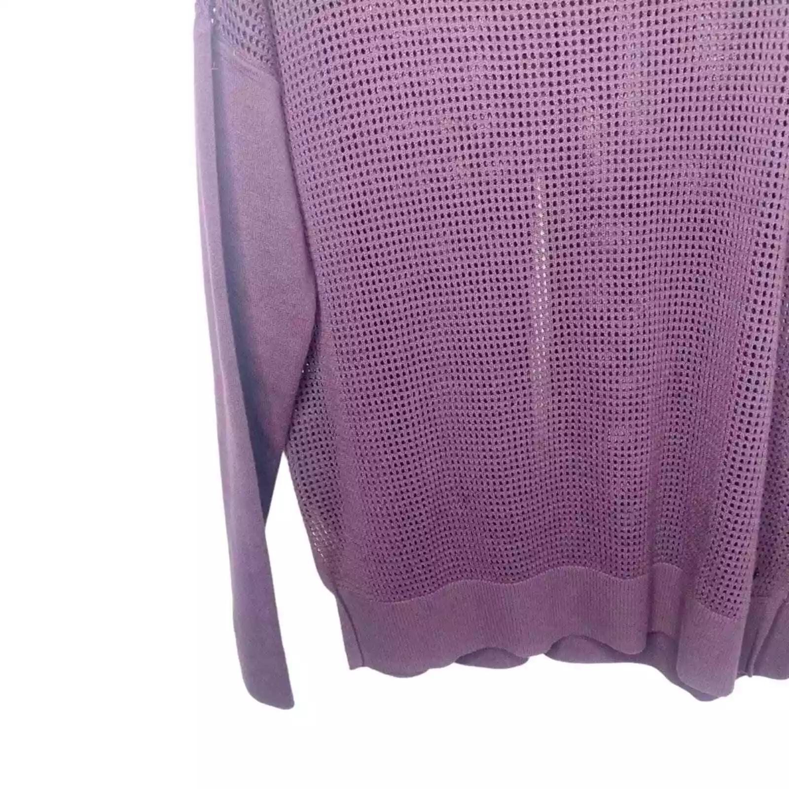 sweaty-betty open back open knit sweater