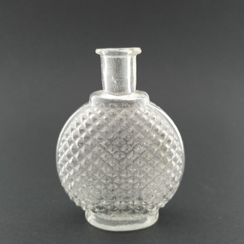 Schnapsflasche / Taschenflasche mit Medaillon "W", Schwarzwald Ende 19.Jh. - Bild 6 von 11