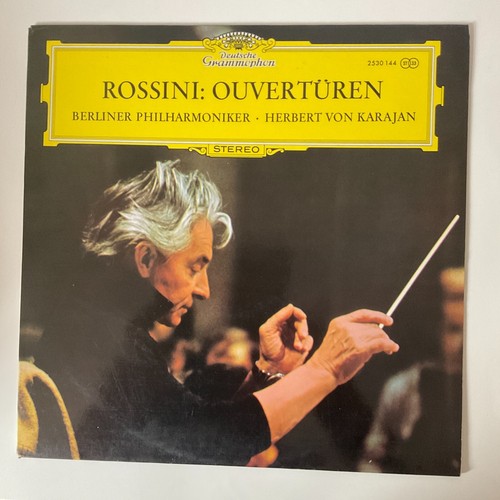 Rossini Karajan Overtures Vinyl Lp Deutsche Grammophon Records 2530 144 EX / EX - Picture 8 of 9