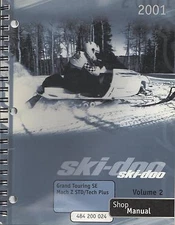 2001 SKI-DOO SNOWMOBILE VOLUME 2 P/N 484 200 024 SHOP MANUAL(756)