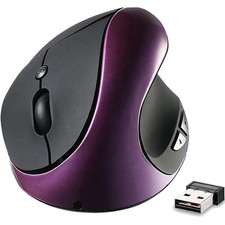 Ergonomische Kabellose Maus Lila Vertikale 2,...