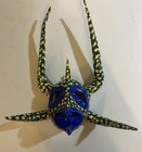 Paper Mache Carnival Devil Folk Art Mask Puerto Rico Mask Is Signed