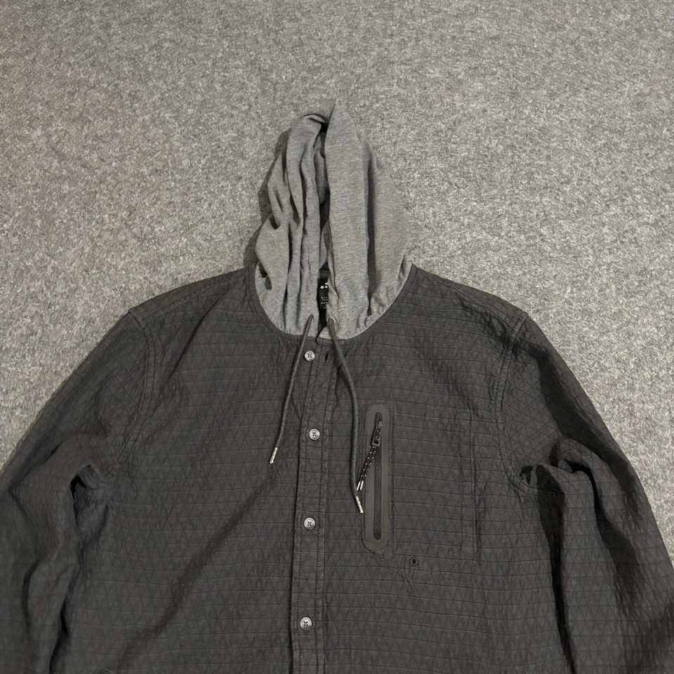 Oakley Quilted Hoodie Men’s XL Button Up Shacket Outdoor - Image 4 of 4