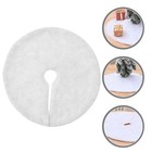 Mini Xmas Tree Skirt Decorative Tree Skirt Farmhouse Christmas Tree