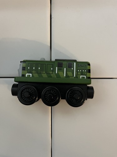 Thomas and Friends GREEN SALTY Holzeisenbahn 2012 TOYS R US EXCLUSIVE Variante